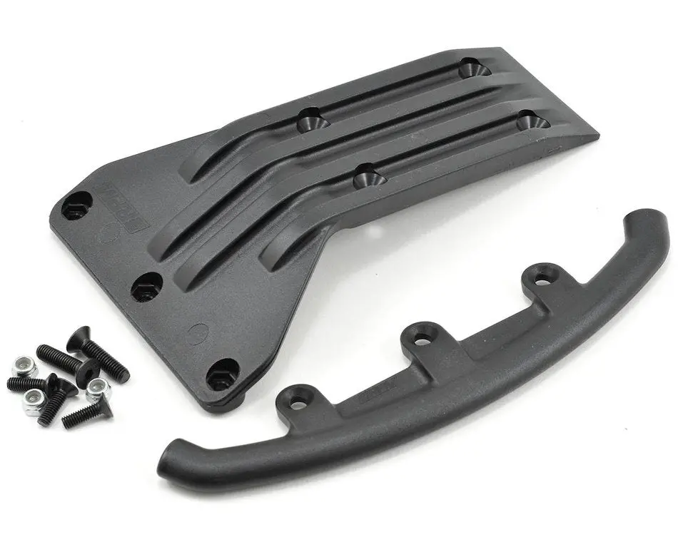 Rpm Fr Bumper & Skid Plate Suit Baja 5B Black - 81972 1