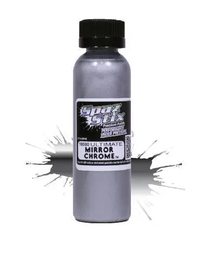 Spaz Stix Ultimate Mirror Chrome Airbrush Paint 2Oz - Szx10000 1