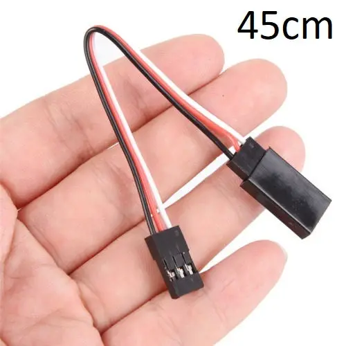 Rct 45Cm Servo Extension Leads (Female End Futaba - Male End Jr) - Rctc0303b1 1