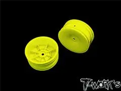 1/10Th Front Wheel - Yellow 2.2 12Mm Hex 1