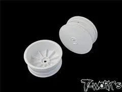 1/10Th 4Wd Front Wheel - White 2.2 12Mm Hex 1