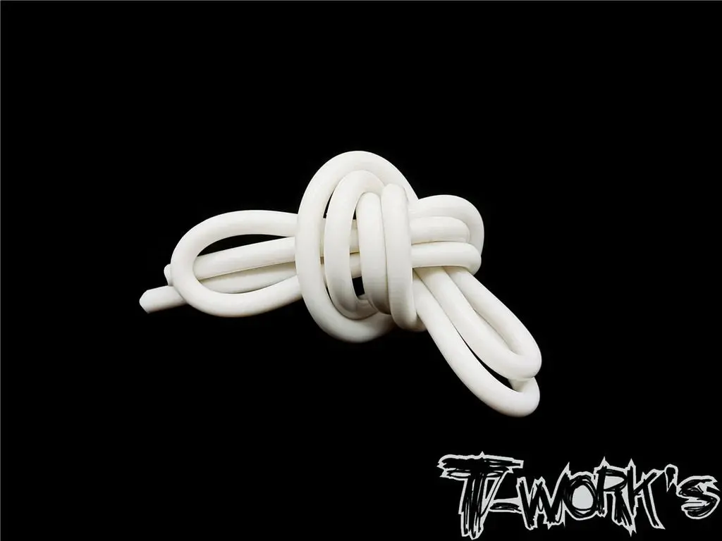 Silicone Fuel Tube - White 1