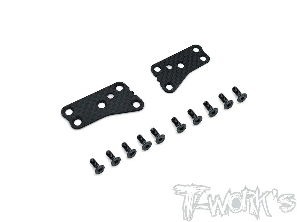 Team Associated Rc8b3.2 Graphite Front Upper A Arm Stiffeners 1Mm 1