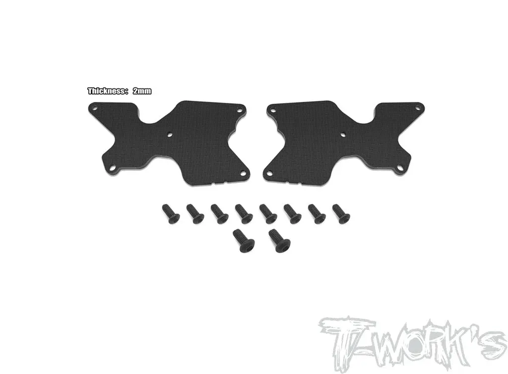 Frp Rear A-Arm Stiffeners 2Mm For Team Associated Rc8b4 1