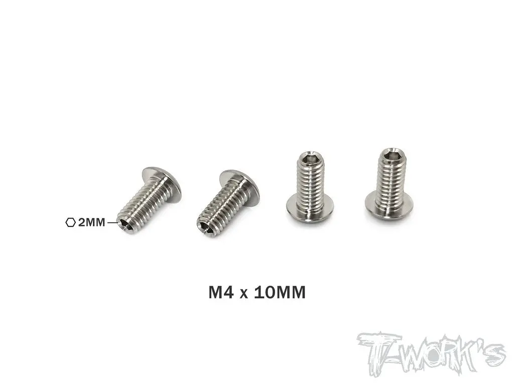 Titanium Down Stop Screws M4 X 10Mm - 4Pcs 1