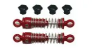 Trc 1:18 V.1 Shocks W/ Mounts Red 2Pcs - 18301-18 1