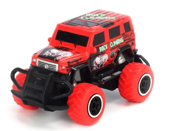 Trc 1:43 4Ch Rc Red Car Rtr Req. 4X Aa Batts - Trc-6146T-R 1