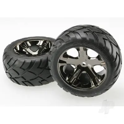 All Star Black Chrome Wheels 1 Pair 1
