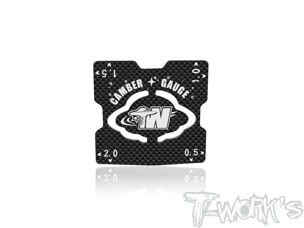 1/10Th Buggy Carbon Camber Gauge 0.5-2Deg 1