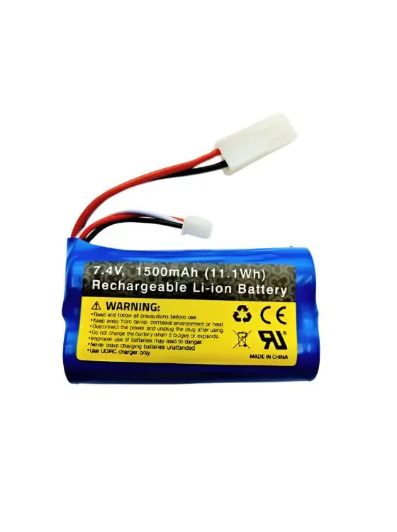Udi 1500Mah 7.4V Lipo Battery For Rapid Boat (White Plug) - Udi009-12 1