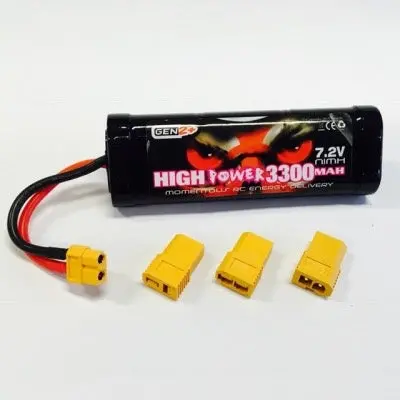 Virus 3300Mah 7.2V Nimh Battery Multiplugs - Vrssc3300multi 1