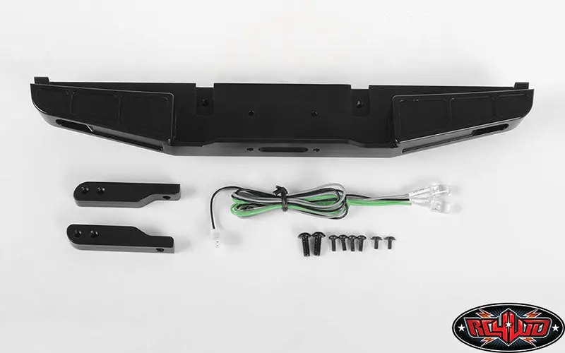 Rc4wd Fr Winch Bumper Black W/ Led Lights For Traxxas Trx-4 '79 Bronco - Vvv-C0606 1