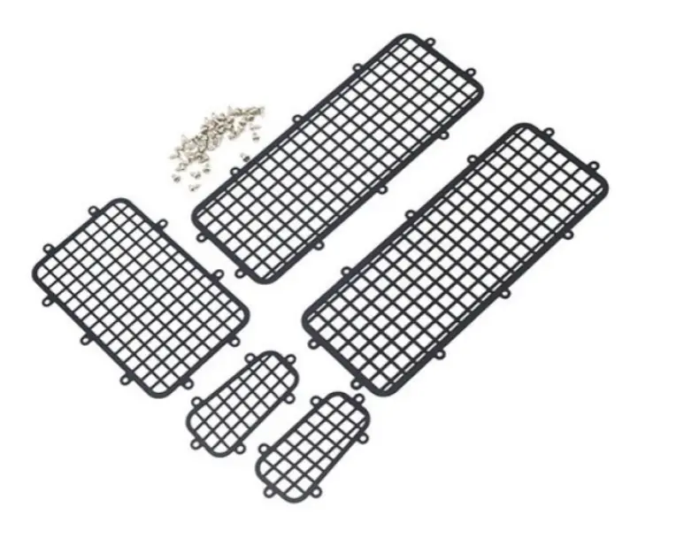 Yeah Racing Trx-4 Defender Black Window Guard Set - Yea-Trx4-024Bk 1