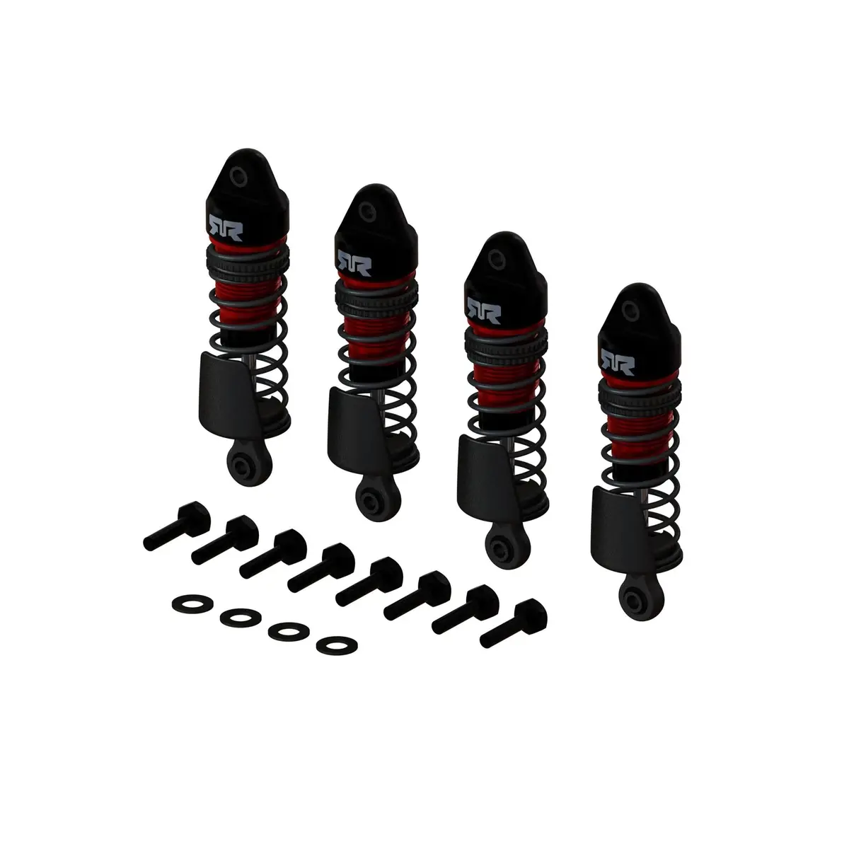 Aluminium Shock Set 58Mm Length 300Cst Grom - 4Pcs* 1