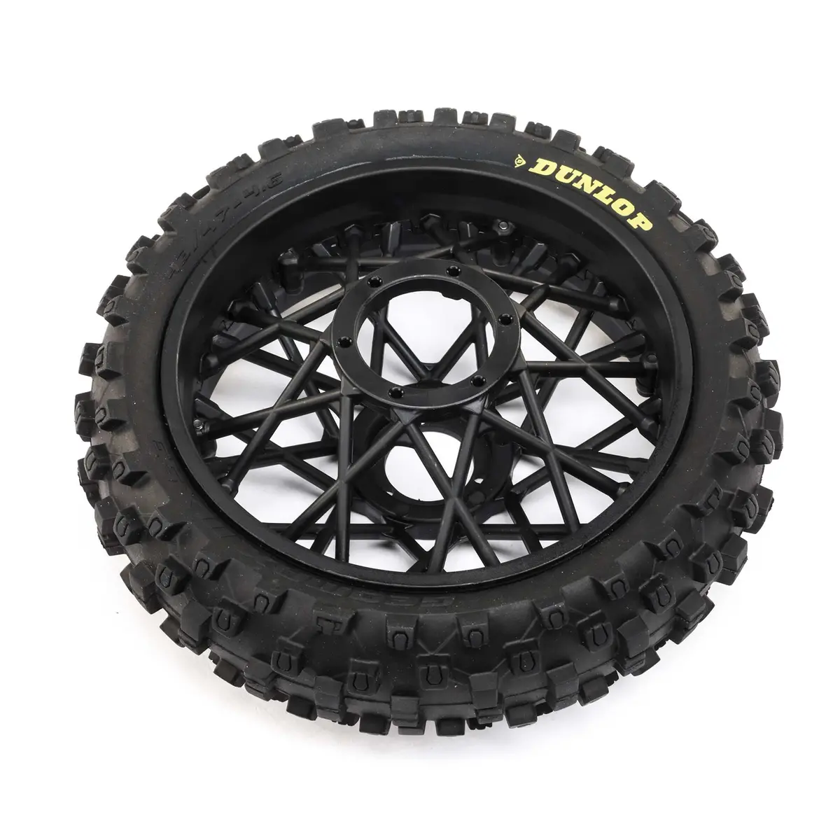 Dunlop Mx53 Rear Tire Mounted-Black- Promoto Mx 8 * 1