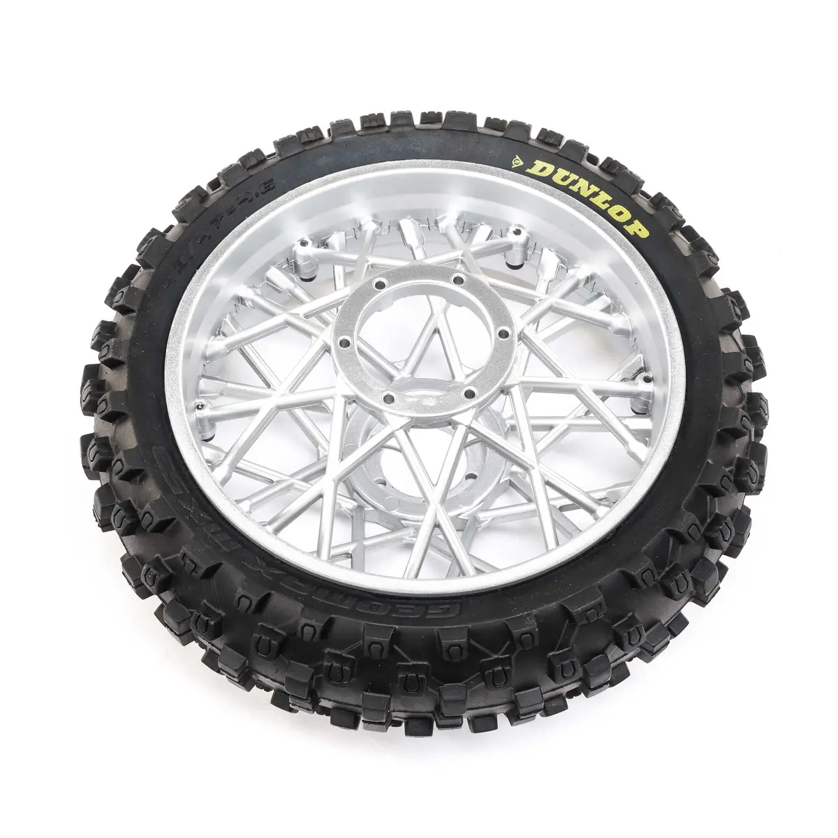 Dunlop Mx53 Rear Tire Mounted-Chrome- Promoto Mx * 1