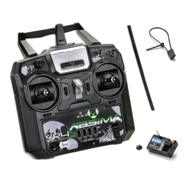Absima Sr4s 2.4Ghz 4Ch Surface Radio W/ R4wp 4Ch Receiver - Ab2000022 1