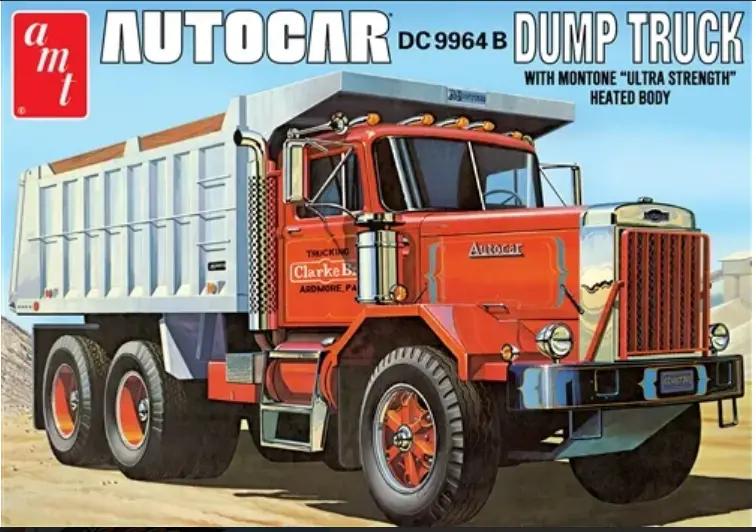 Amt Autocar Dc9964-B Dump Truck 1:25 - Amt1150 1