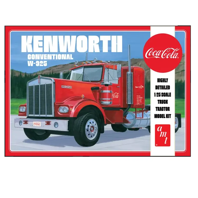 Amt Kenworth 925 Tractor Coca Cola 1:25 - Amt1286 1