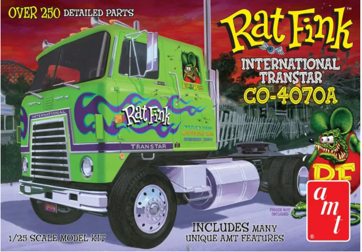 Amt Ih Transtar Co-4070A Tractor Hauler Rat Fink 1:25 - Amt1291 1