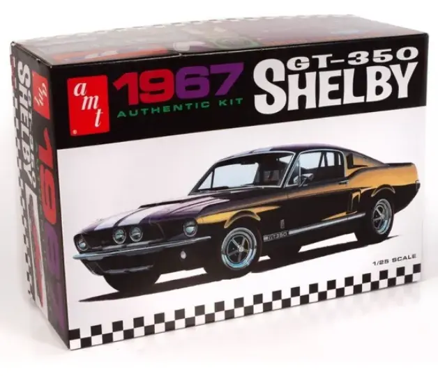 Amt 1967 Shelby Gt350 Black 1:25 - Amt834 1