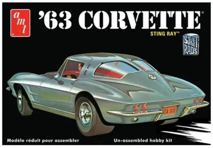 Amt 1963 Chevy Corvette 1:25 - Amt861 1