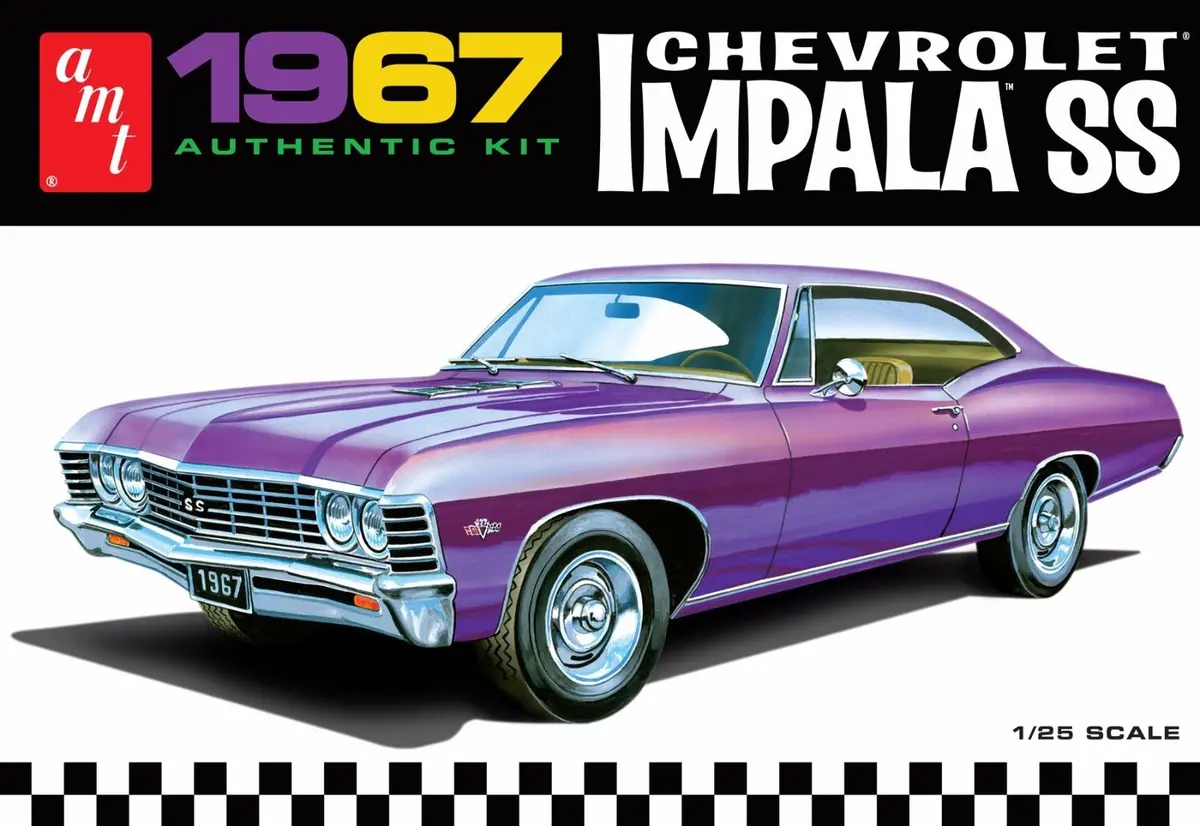 Amt 1967 Chevy Impala Ss 1:25 - Amt981 1
