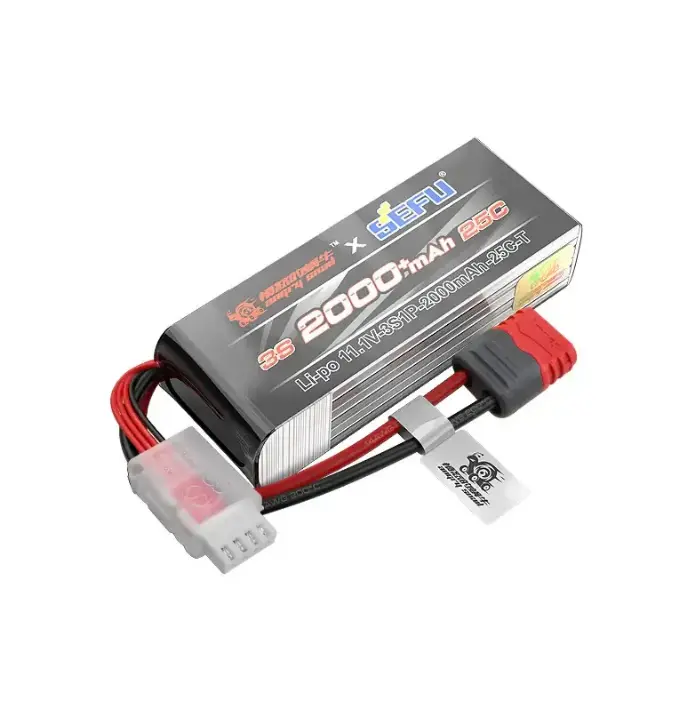 Rct 2000Mah 11.1V 3S 25C Lipo Battery W/ Deans Plug - B3s20 1