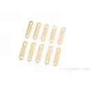 Gold Plated Battery Bars 18.5Mm (10Pcs) Gf-1330-001 1