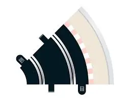 Scalextric Curve Rad-1 45Deg 2Pcs - C8202 1