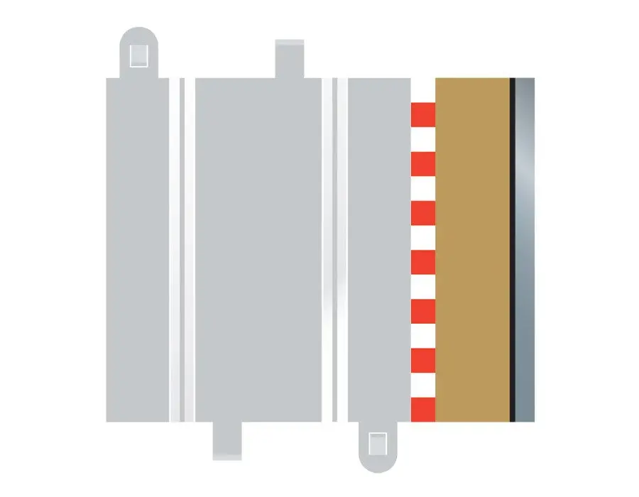 Scalextric Straight Border Half 175Mm 4Pcs - C8223 1