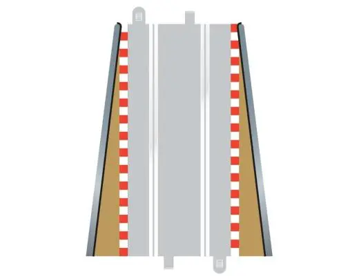 Scalextric 350Mm Tapered Borders Lead In & Out - C8233 1