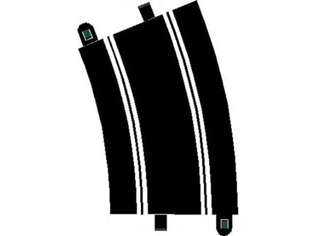 Scalextric Curve Rad-4 22.5Deg 2Pcs - C8235 1