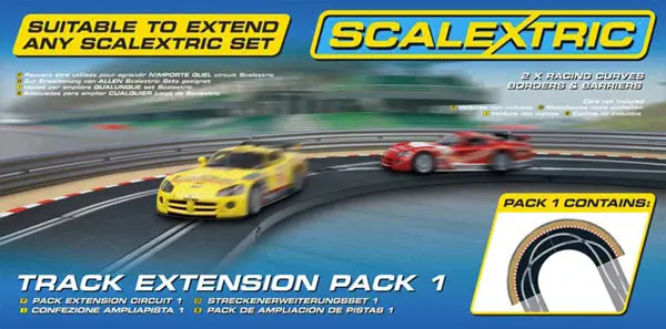 Scalextric Track Extension Pack 1 Racing Curves W/ Borders - C8510 1