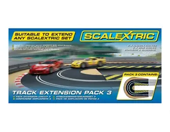 Scalextric Track Extension Pack 3 W/ Hairpins, Side Swipes And Borders - C8512 1