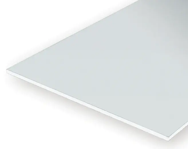 Evergreen .38X150x300mm White Styrene Sheet 3Pcs - Eg9015 1