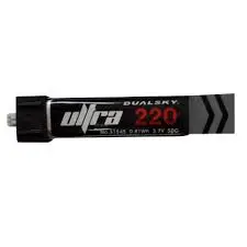 Dualsky 220Mah 3.7V 50C Lipo Battery Umx - Dsbxp02201ult 1