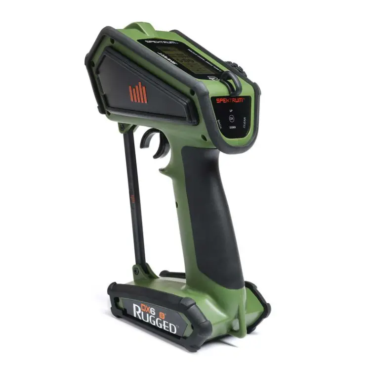 Spektrum Dx6 Rugged 6Ch Dsmr Surface Transmitter Green No Receiver - Spmr6215g 2