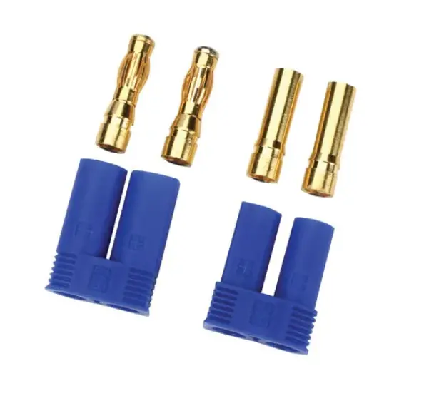 E-Flite Ec5 Male & Female Plugs 1Pc/Ea - Eflaec503 1