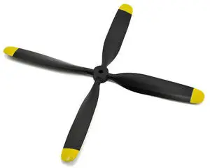 E-Flite 10.5X8 4-Blade Prop Suit P-51D 1.2M - Eflp105084bl 1
