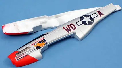 E-Rc Painted Fuselage: Micro P-51 - Erc2005 1