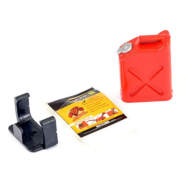 Painted Fuel Jerry Can & Mount - Red 1