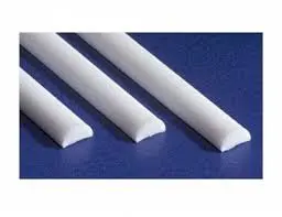 Evergreen 3.2X350mm Styrene Half Round Rod White 3Pcs - Eg244 1