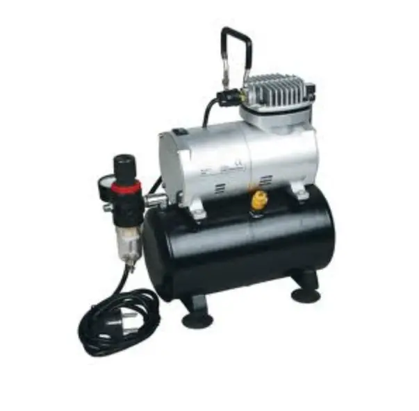 Hseng Airbrush & Compressor Package W/ Hs-80 Airbrush & Hose - Hs-As186k 1