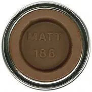Humbrol No.186 Brown Matt Enamel 14Ml 1