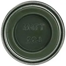 Humbrol No.224 Dark Slate Grey Matt Enamel 14Ml 1