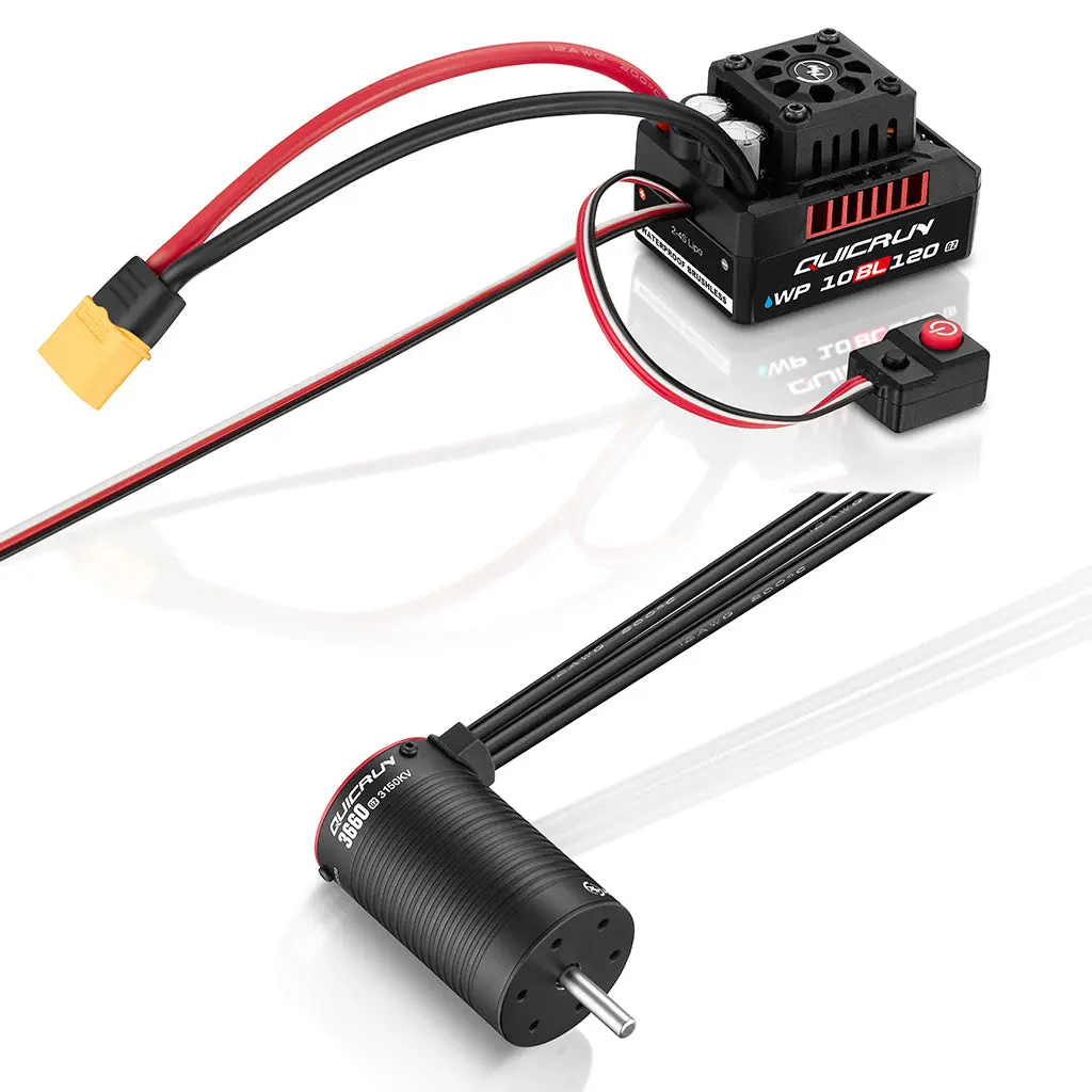 Quicrun Combo Qr10bl120 G2 Esc & 3660Sl 3700Kv G2 Motor 1