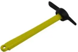 Rct Metal Pickaxe - Yellow Handle For 1/10 Rc Crawler - Rctsm01006b 1