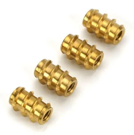 Dubro 8-32 Threaded Brass Inserts 4Pcs - Dbr393 1