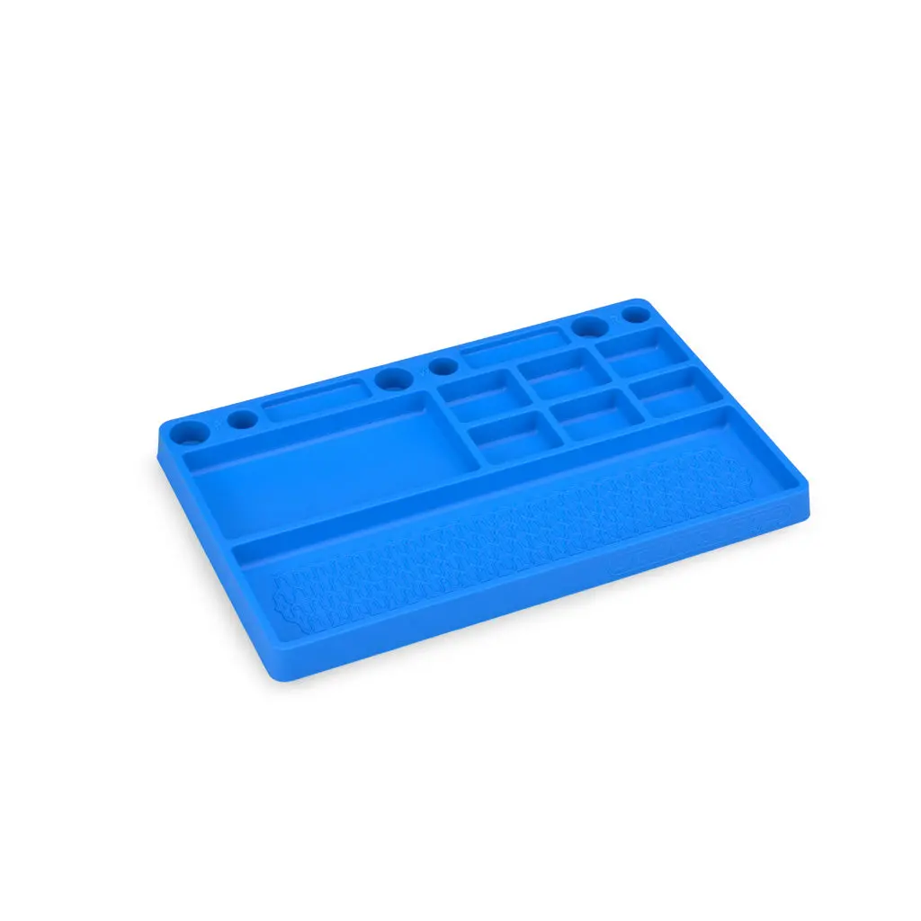 Parts Tray - Rubber Material - Blue 1